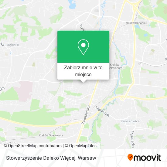 Mapa Stowarzyszenie Daleko Więcej