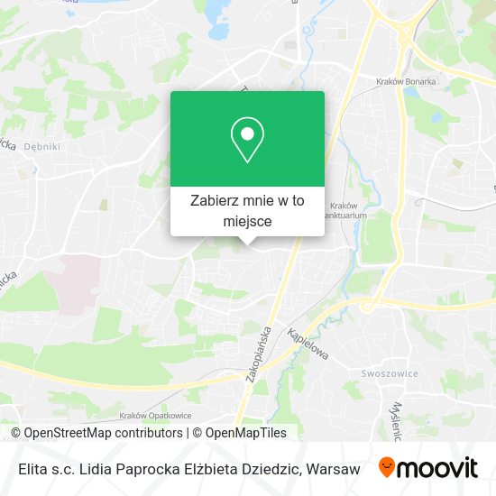 Mapa Elita s.c. Lidia Paprocka Elżbieta Dziedzic