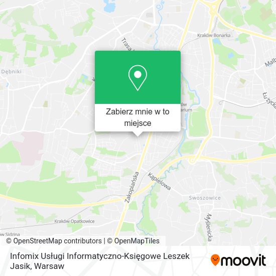 Mapa Infomix Usługi Informatyczno-Księgowe Leszek Jasik