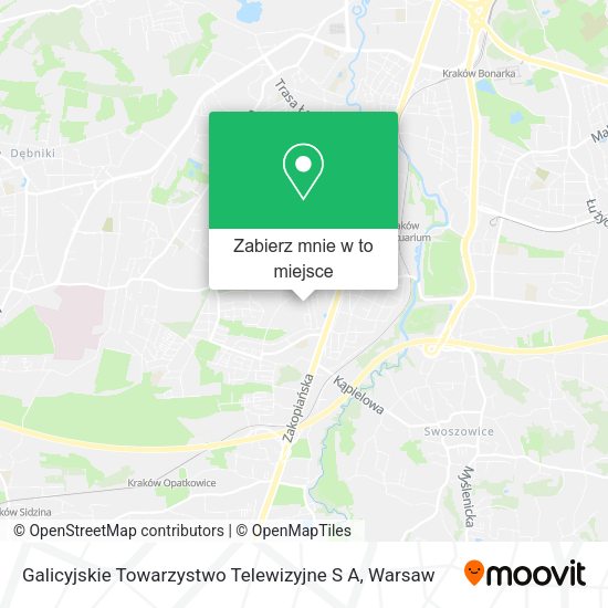 Mapa Galicyjskie Towarzystwo Telewizyjne S A