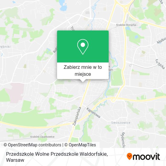 Mapa Przedszkole Wolne Przedszkole Waldorfskie