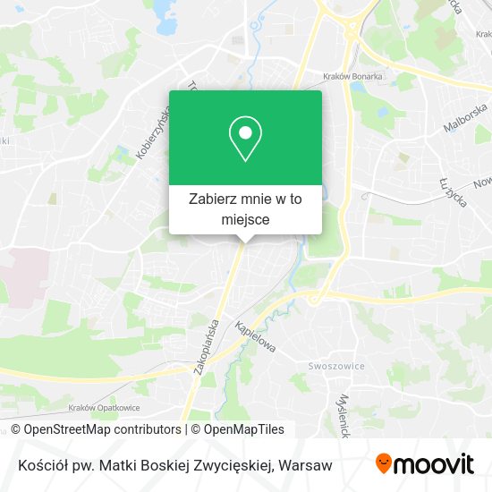 Mapa Kościół pw. Matki Boskiej Zwycięskiej