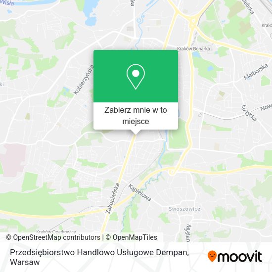 Mapa Przedsiębiorstwo Handlowo Usługowe Dempan