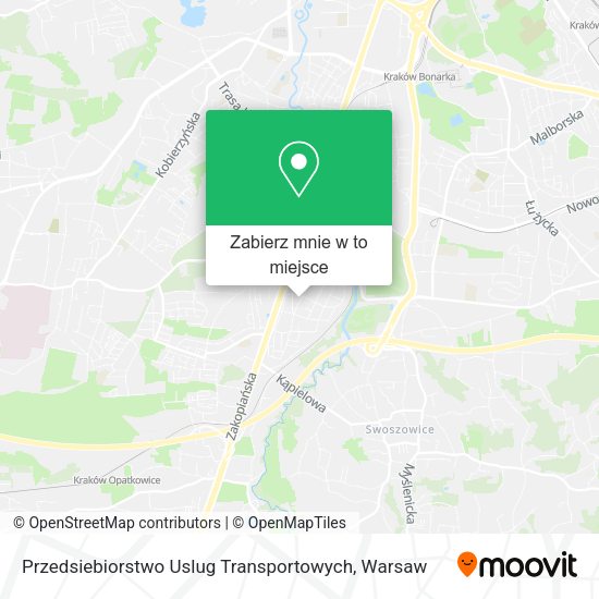 Mapa Przedsiebiorstwo Uslug Transportowych