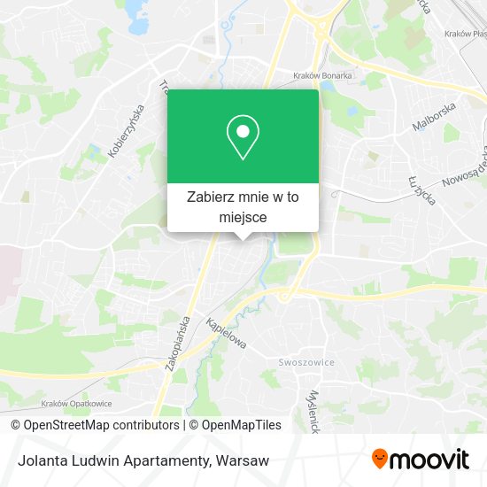 Mapa Jolanta Ludwin Apartamenty