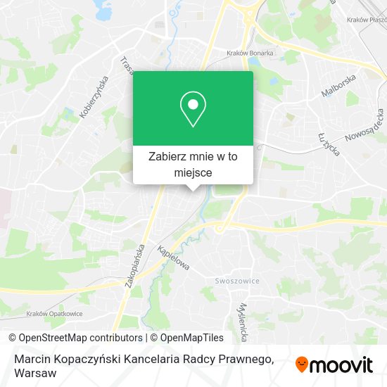 Mapa Marcin Kopaczyński Kancelaria Radcy Prawnego