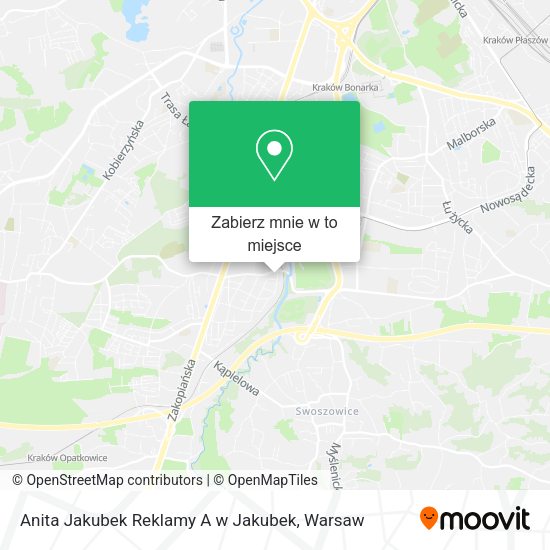 Mapa Anita Jakubek Reklamy A w Jakubek