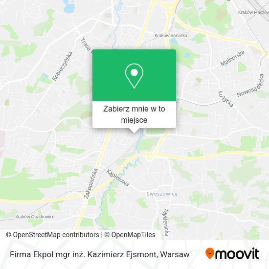 Mapa Firma Ekpol mgr inż. Kazimierz Ejsmont