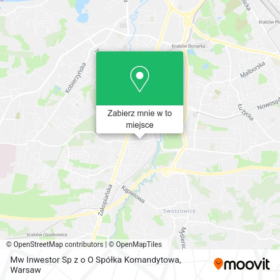 Mapa Mw Inwestor Sp z o O Spółka Komandytowa