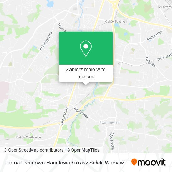 Mapa Firma Usługowo-Handlowa Łukasz Sułek