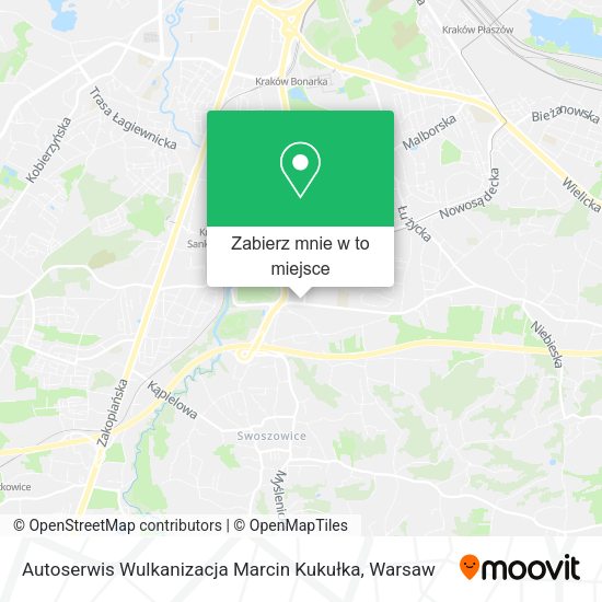 Mapa Autoserwis Wulkanizacja Marcin Kukułka