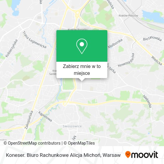 Mapa Koneser. Biuro Rachunkowe Alicja Michoń