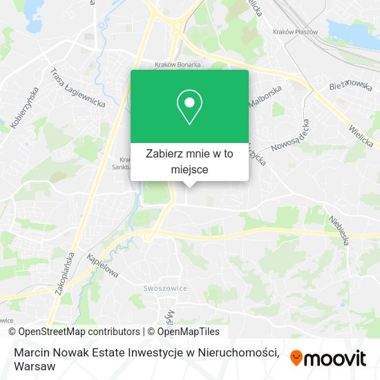 Mapa Marcin Nowak Estate Inwestycje w Nieruchomości