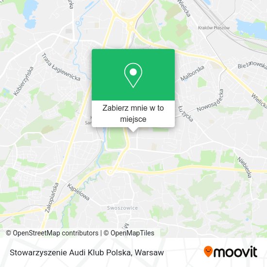 Mapa Stowarzyszenie Audi Klub Polska