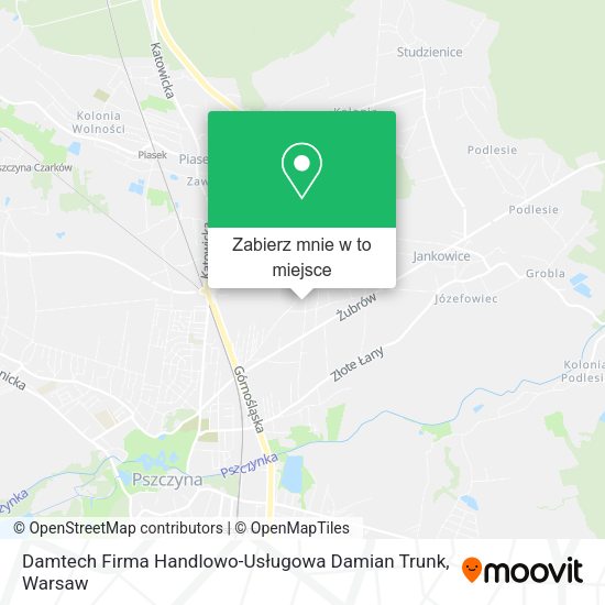 Mapa Damtech Firma Handlowo-Usługowa Damian Trunk