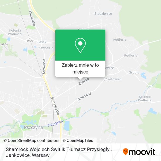 Mapa Shamrock Wojciech Świtlik Tłumacz Przysiegły . Jankowice