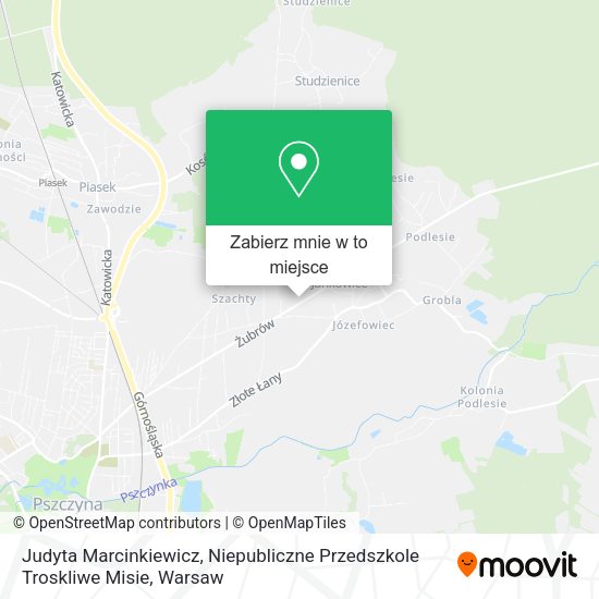 Mapa Judyta Marcinkiewicz, Niepubliczne Przedszkole Troskliwe Misie