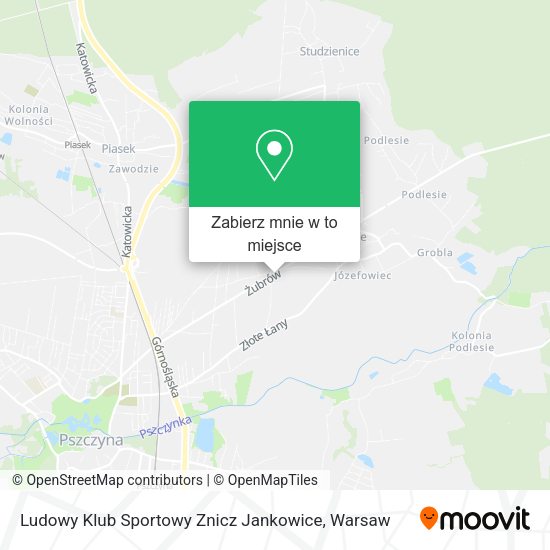 Mapa Ludowy Klub Sportowy Znicz Jankowice