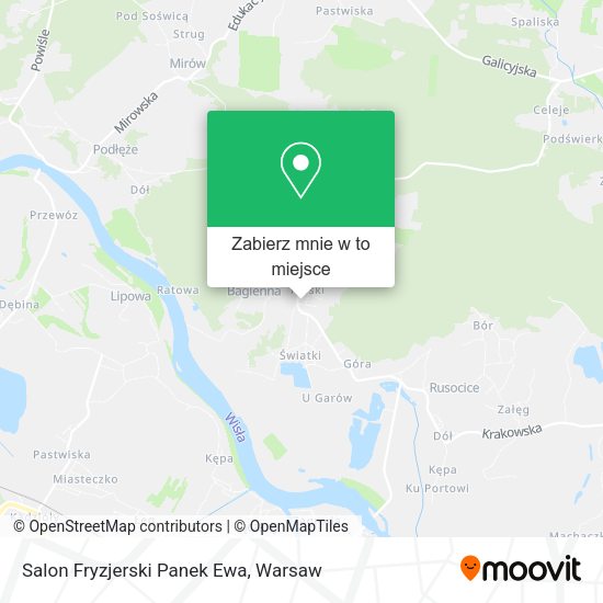 Mapa Salon Fryzjerski Panek Ewa