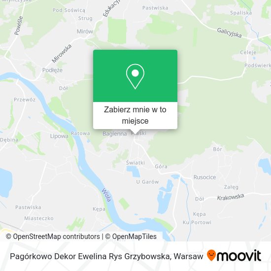 Mapa Pagórkowo Dekor Ewelina Rys Grzybowska