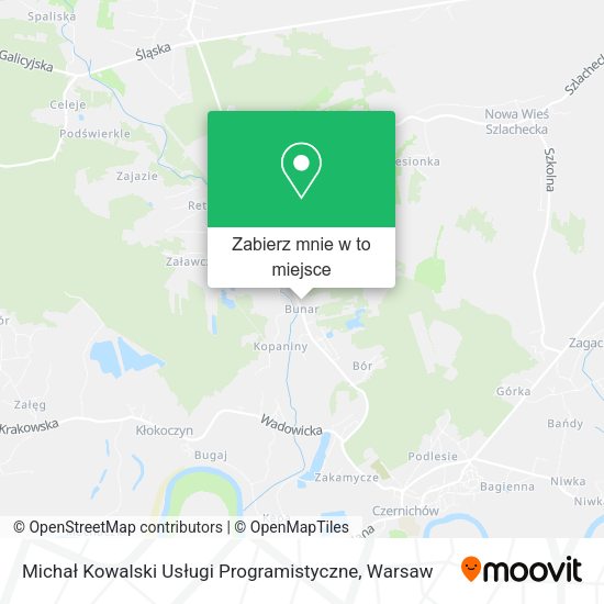 Mapa Michał Kowalski Usługi Programistyczne