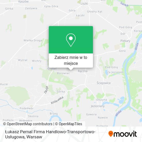 Mapa Łukasz Pernal Firma Handlowo-Transportowo-Usługowa