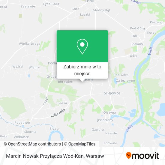 Mapa Marcin Nowak Przyłącza Wod-Kan