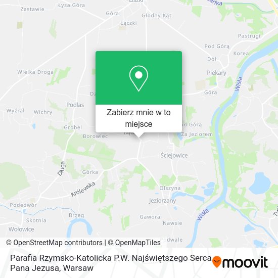 Mapa Parafia Rzymsko-Katolicka P.W. Najświętszego Serca Pana Jezusa