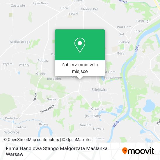 Mapa Firma Handlowa Stango Małgorzata Maślanka