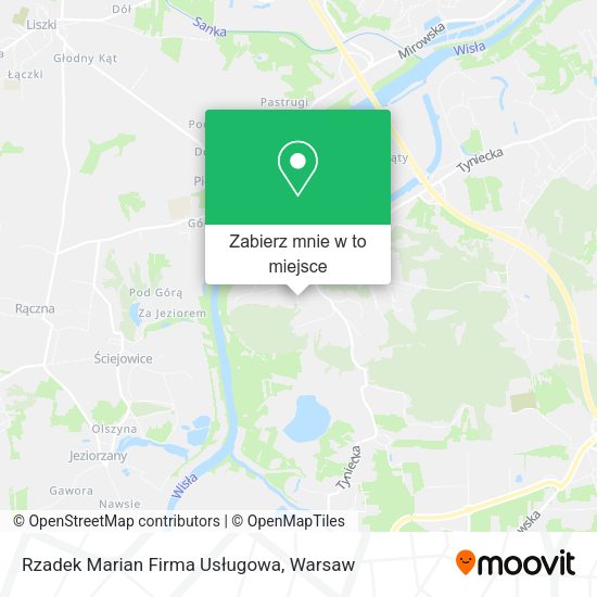 Mapa Rzadek Marian Firma Usługowa