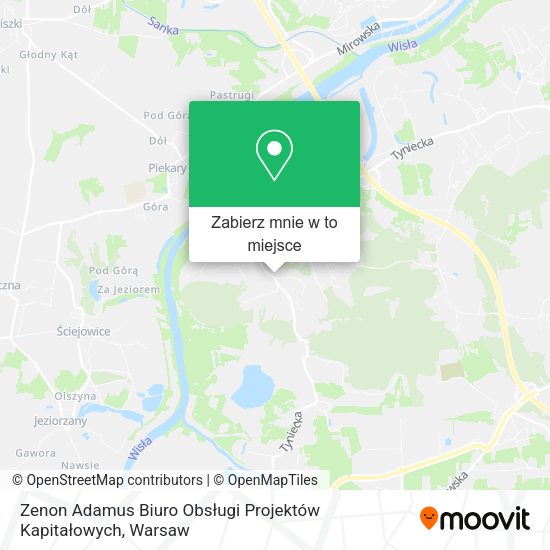 Mapa Zenon Adamus Biuro Obsługi Projektów Kapitałowych