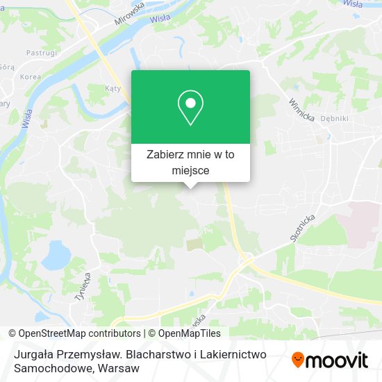 Mapa Jurgała Przemysław. Blacharstwo i Lakiernictwo Samochodowe