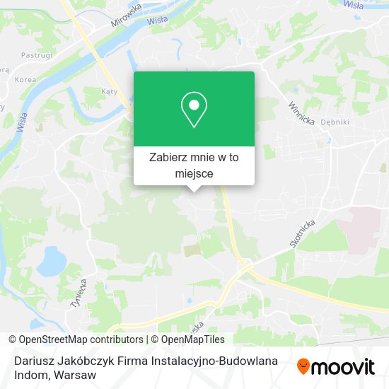 Mapa Dariusz Jakóbczyk Firma Instalacyjno-Budowlana Indom