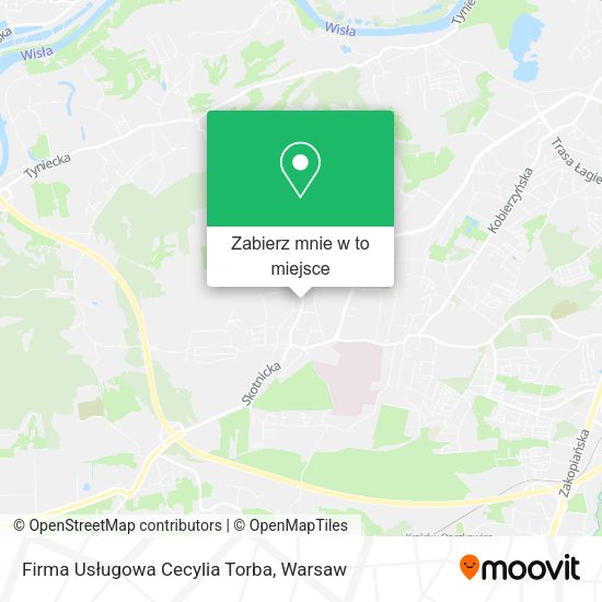 Mapa Firma Usługowa Cecylia Torba