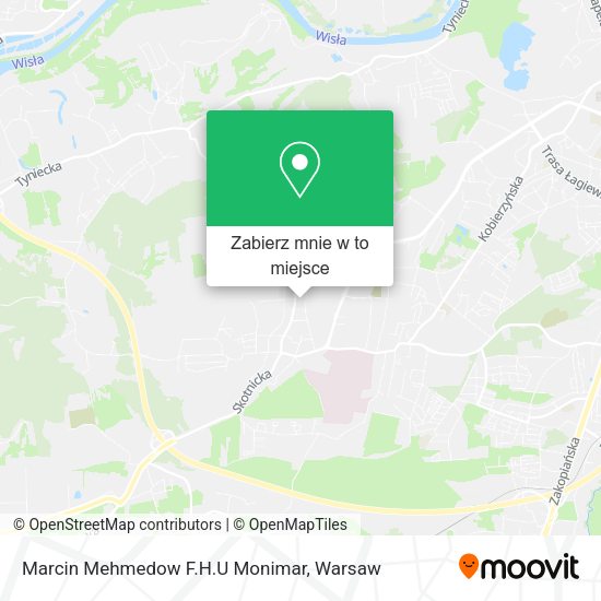 Mapa Marcin Mehmedow F.H.U Monimar