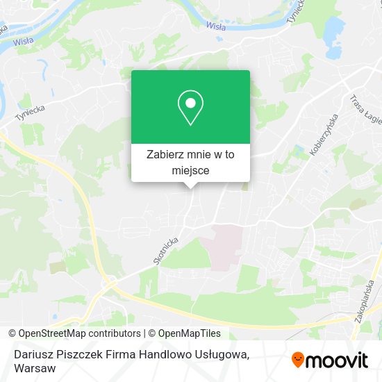 Mapa Dariusz Piszczek Firma Handlowo Usługowa