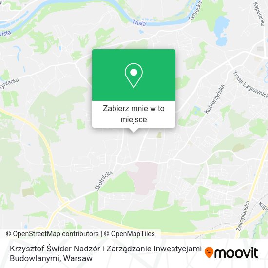 Mapa Krzysztof Świder Nadzór i Zarządzanie Inwestycjami Budowlanymi