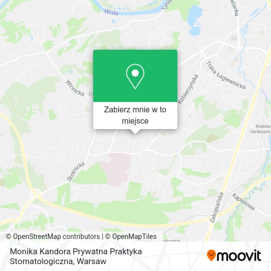 Mapa Monika Kandora Prywatna Praktyka Stomatologiczna