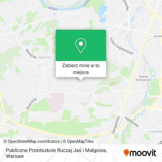 Mapa Publiczne Przedszkole Ruczaj Jaś i Małgosia