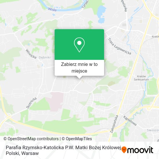 Mapa Parafia Rzymsko-Katolicka P.W. Matki Bożej Królowej Polski