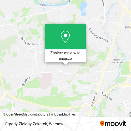 Mapa Ogrody Zielony Zakatek