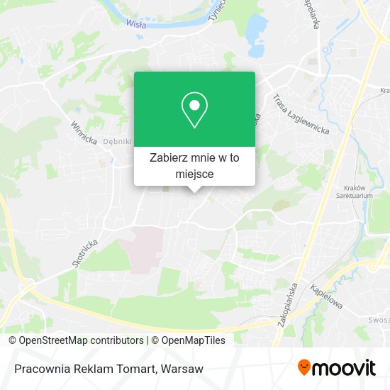 Mapa Pracownia Reklam Tomart