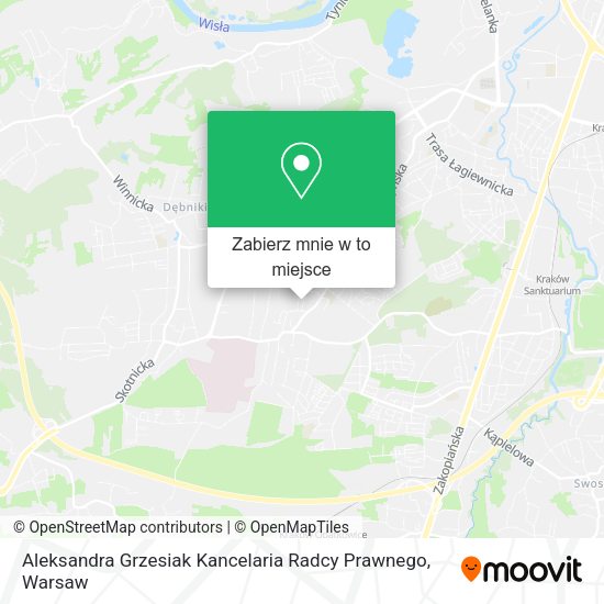 Mapa Aleksandra Grzesiak Kancelaria Radcy Prawnego