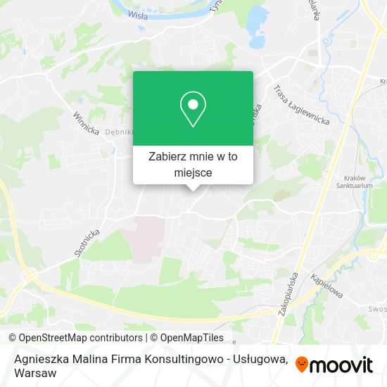 Mapa Agnieszka Malina Firma Konsultingowo - Usługowa