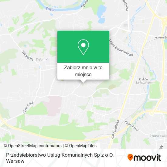 Mapa Przedsiebiorstwo Uslug Komunalnych Sp z o O