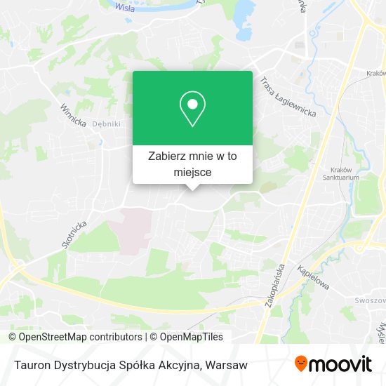 Mapa Tauron Dystrybucja Spółka Akcyjna