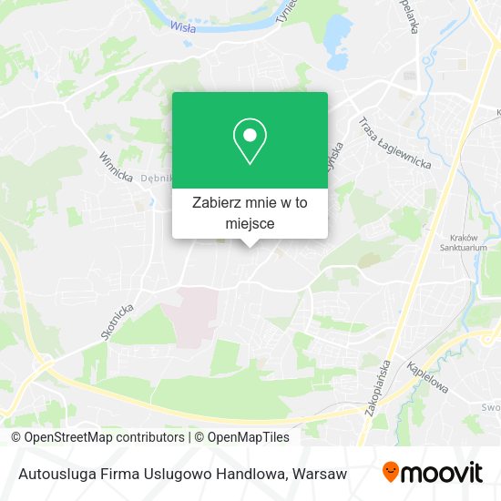 Mapa Autousluga Firma Uslugowo Handlowa