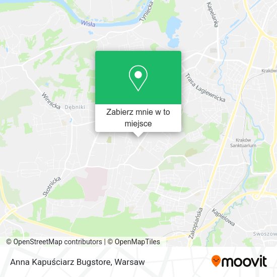 Mapa Anna Kapuściarz Bugstore