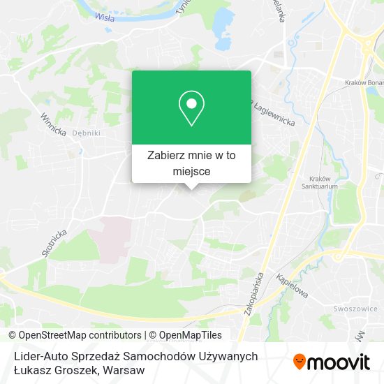 Mapa Lider-Auto Sprzedaż Samochodów Używanych Łukasz Groszek