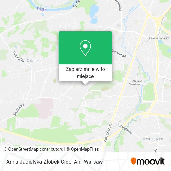 Mapa Anna Jagielska Żłobek Cioci Ani